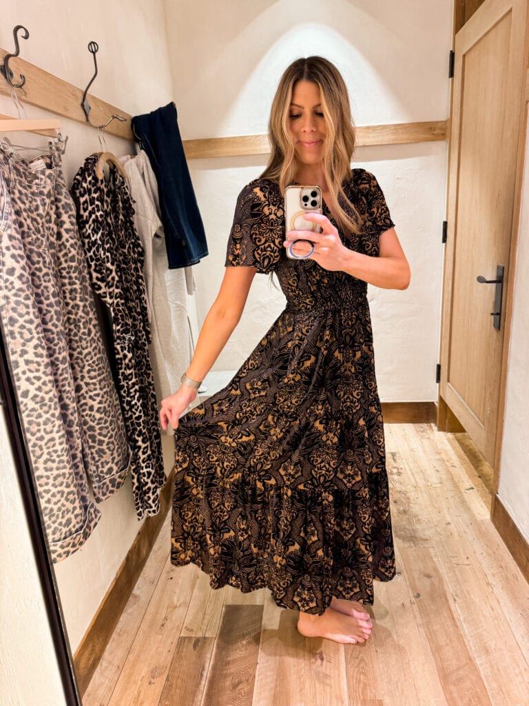 Corrine wearing Somerset dress