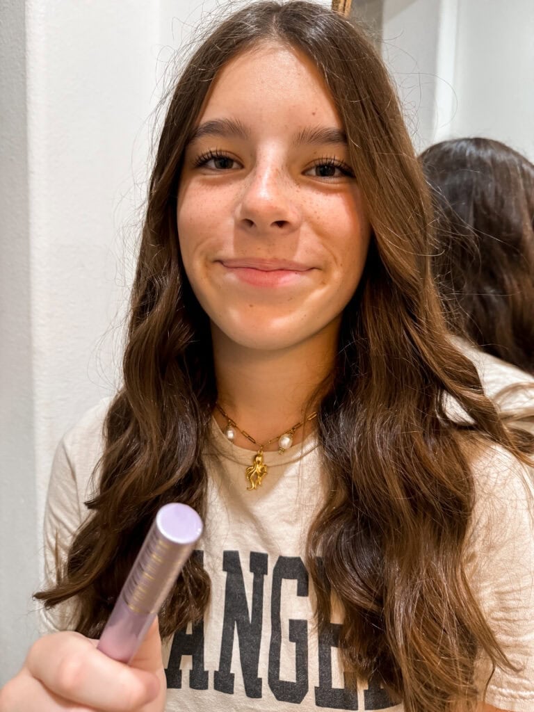 Ani's lashes with tarte tubing mascara