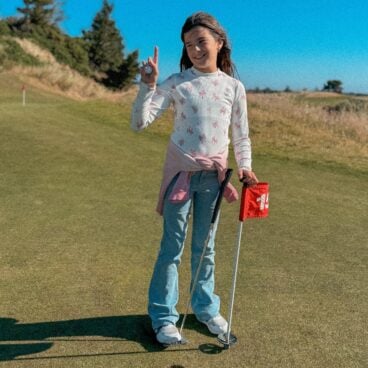 Lyla wearing Abercrombie