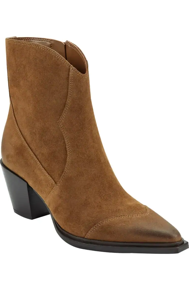 Giulie Pointed Cap Toe Bootie